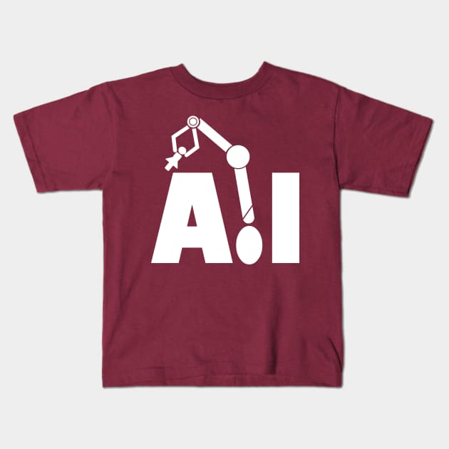 Artificial Intelligence Kids T-Shirt by bluehair